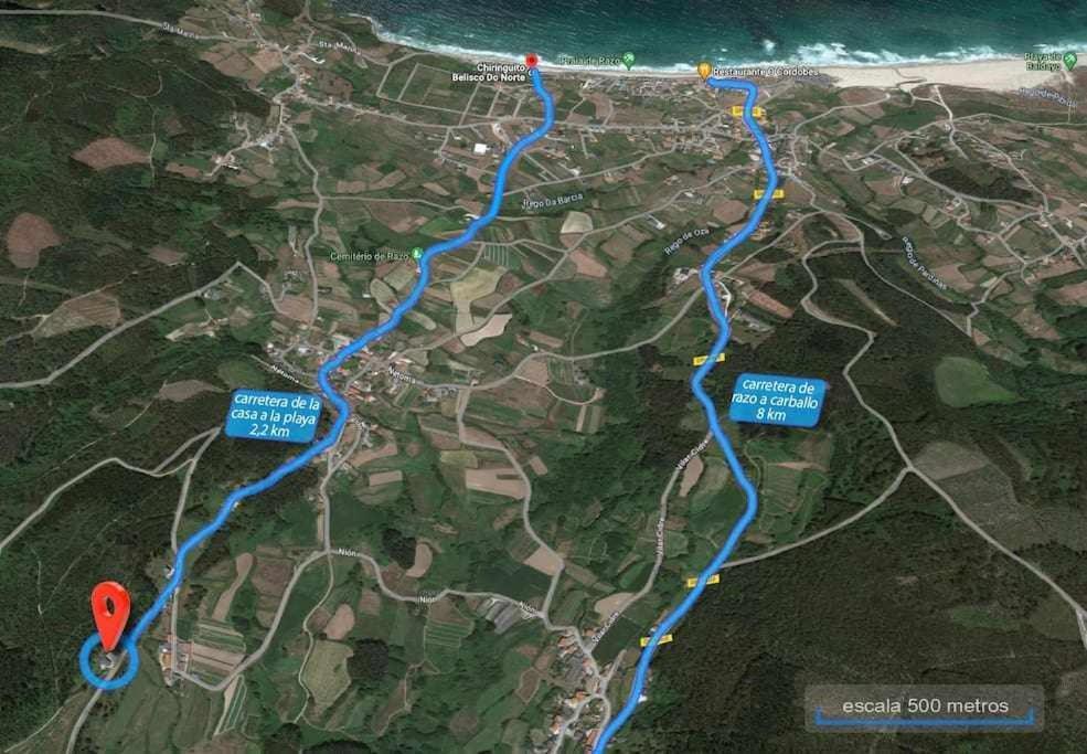 Villa Ag Casa Anema 10 Huespedes A 2Km De La Playa Razo à La Corogne Extérieur photo